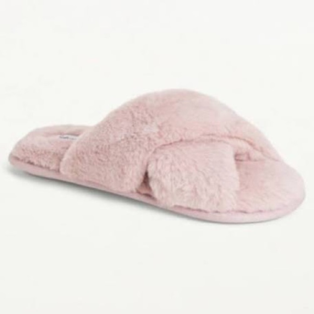 Splendid Cross Slide Pink Slippers